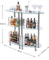 Glastheke, Bar, Bartisch, Mango Steam Moderner Glas Bartisch Hessen - Breuna Vorschau