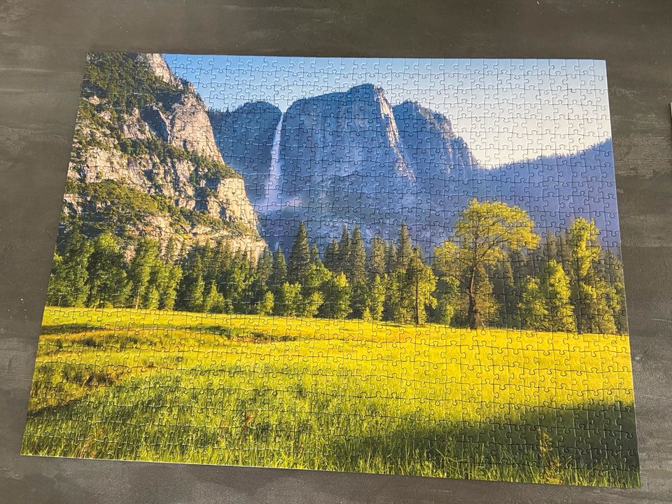 Puzzle 1000 Teile, Natur, Berge, Wiese; vollständig in Wildeshausen