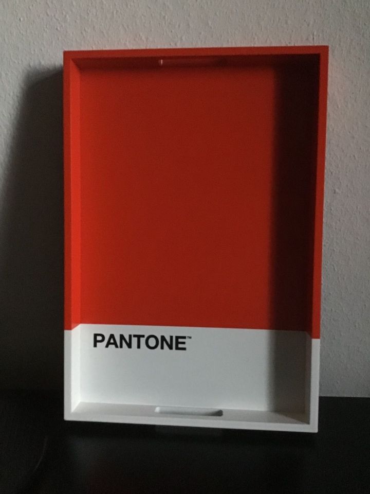 Pantone x H&M Tablett Rot Neu in Wiesbaden