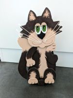 Deko-Katze braun 35 cm Holz Baden-Württemberg - Boxberg Vorschau