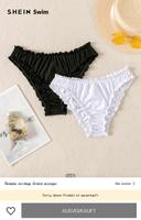 Bikini Set*Slips Höschen Rüschen*40/L*neu Brandenburg - Großderschau Vorschau
