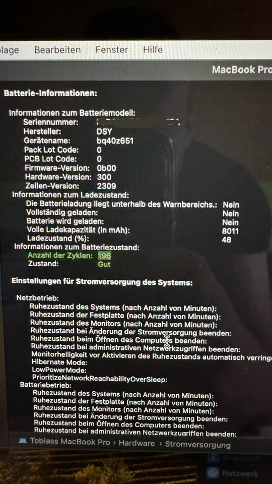 MacBook Pro 2019 16“ Intel i9 2,3 GHz in Dresden