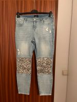 Monari Damen Jeans mit Pailletten Blau Berlin - Pankow Vorschau