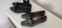 Halbschuhe Leder und Samt (?) Made in Italy, schwarz Berlin - Charlottenburg Vorschau