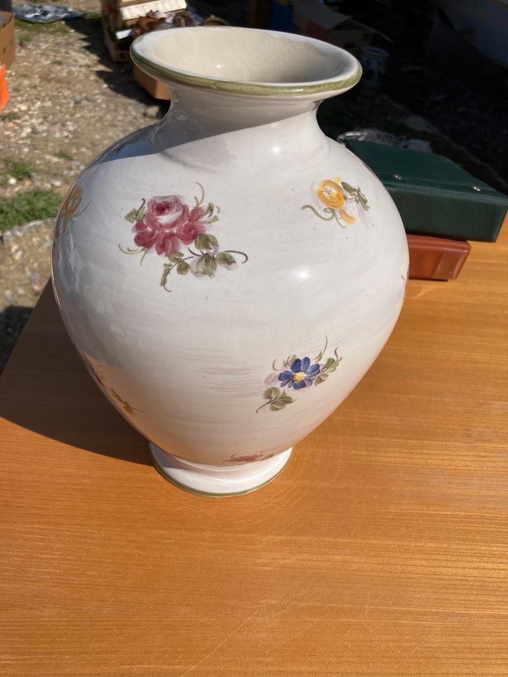 Schöne Vase, Ulmer Keramik in Schönberg