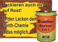 Auch direkt auf Rost, Branths 3in1, 5 Liter, RAL 9005 Tiefschwarz Bayern - Aldersbach Vorschau