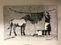 Banksy Bild Washing Zebra 120x80cm Kunstdruck Köln - Porz Vorschau