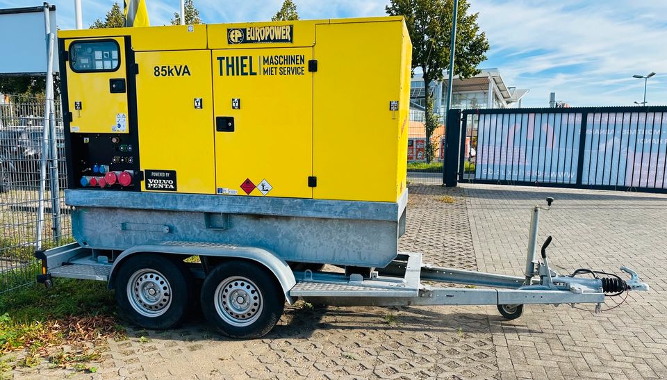 Stromgenerator 85 kva DIESEL auf Anhänger in Kamp-Lintfort