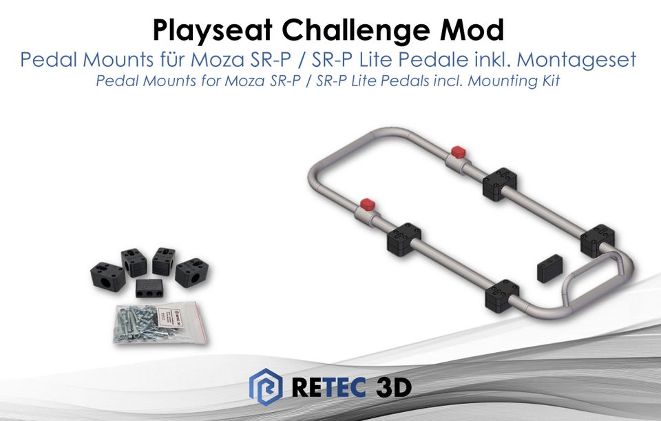 Playseat Challenge Mod - Moza SR-P / SR-P Lite Pedal Mounts in Sundern (Sauerland)