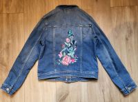 Jeansjacke Gr. 146 C&A Blumen-Stickerei Pailletten Rheinland-Pfalz - Bernkastel-Kues Vorschau