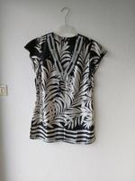 Shirt Tunika Seide S.Oliver schwarz grau weiß Gr. 34 Nordrhein-Westfalen - Sprockhövel Vorschau