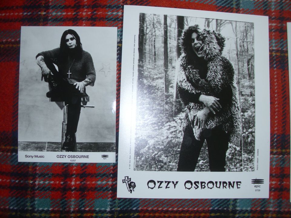 5 Ozzy Osbourne Sony/EPIC USA Promo Presse Kid Photos 1997 RAR! in Dachau