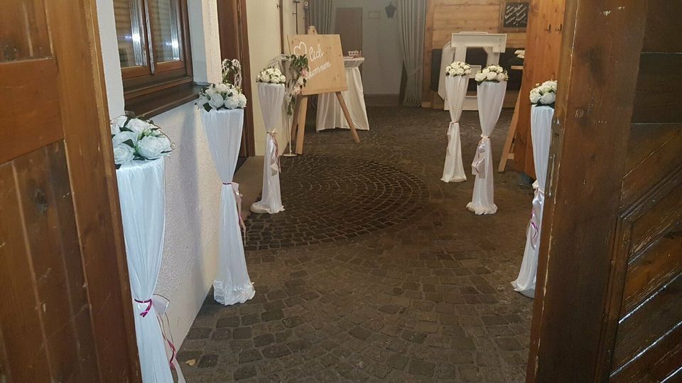 Verleih Blumenständer Säule Hochzeitsdeko Hochzeit Rosenbogen in Moosburg a.d. Isar