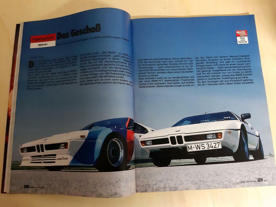 1978 BMW M1 Fahrbericht: Super-Sportwagen mit 277 PS in Korschenbroich