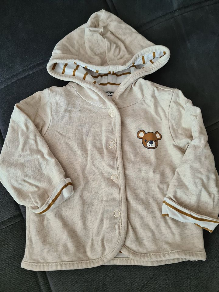 Dopodopo Jacke Creme mit Bär 68 in Viersen