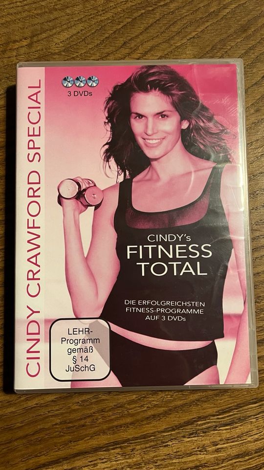 Cindy Crawford, 3 Fitness DVDs in Kassel