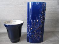 Vase und Becher, blau, auch einzeln Dresden - Klotzsche Vorschau