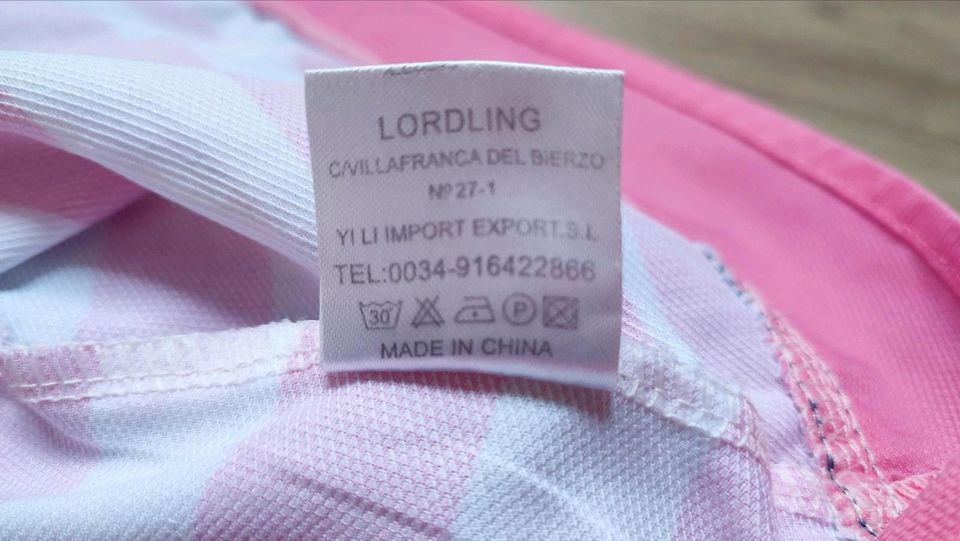 Kleid 80 86 Mädchen pink weiß in Ludwigsau