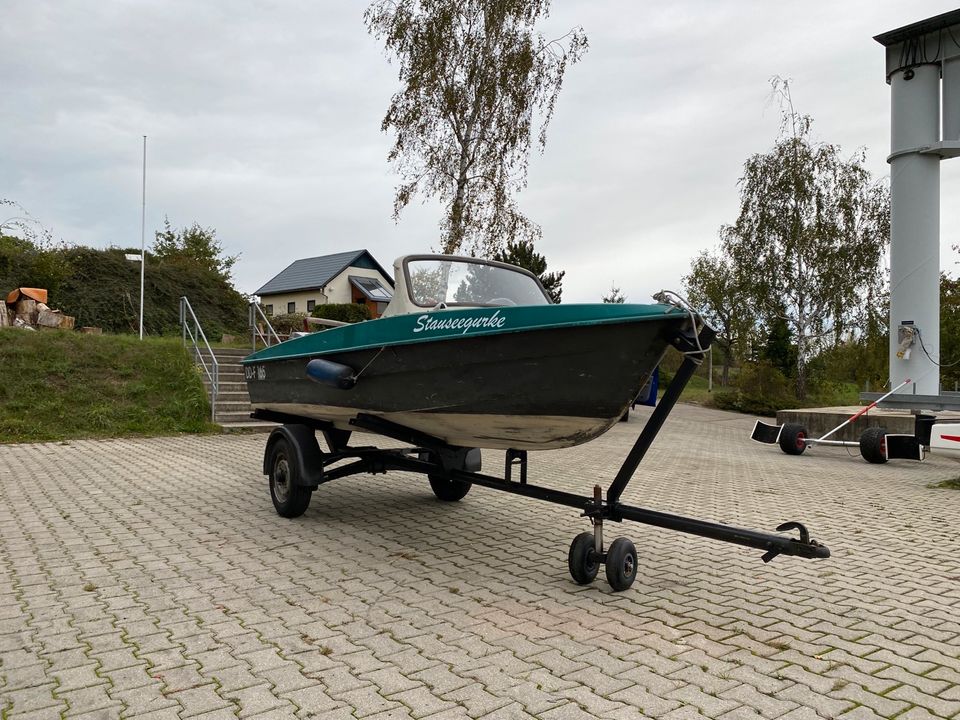 Motorboot Ibis 2 mit 25PS-Motor und Hafentrailer in Bautzen