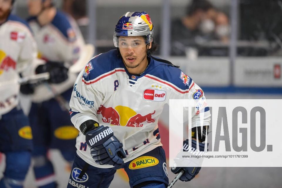 Austin Ortega Game Worn Warm Up Jersey EHC Red Bull München LoA in München