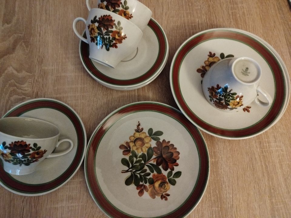 4 KAFFEEGEDECKE RETRO,VINTAGE WINTERLING MARKTLEUTHEN in Flensburg