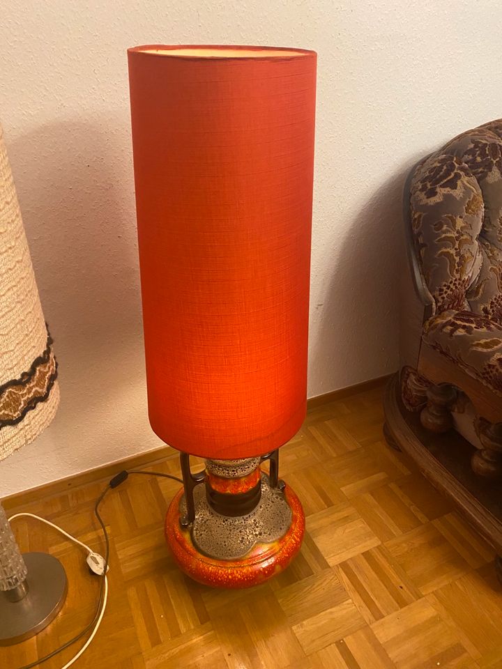 Fat Lava Stehlampe 70er  Retro Vintage Mid Century in Weinheim