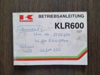 Original Kawasaki KLR 600 / KL600-A1 Betriebsanleitung Baden-Württemberg - Sersheim Vorschau