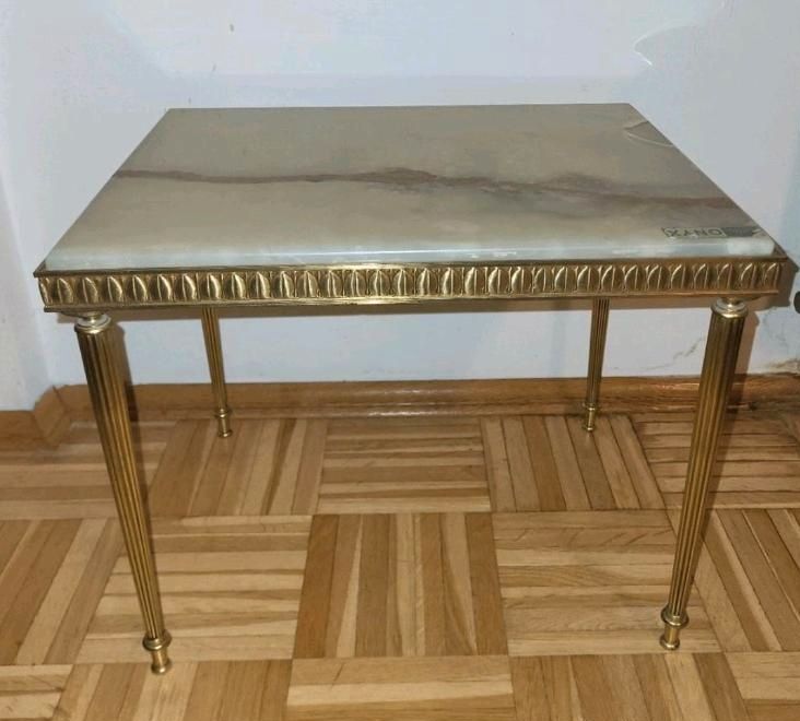 Beistelltisch, Tisch, Möbel, Onyx, Antik, Vintage in Baunatal