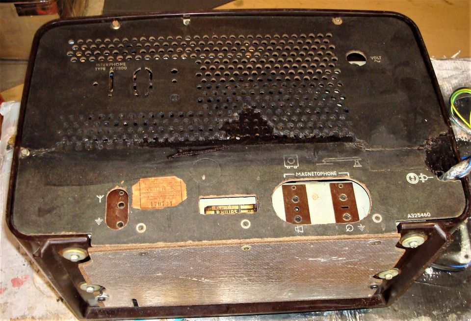 PHILIPS ,Bakelit , Röhrenradio ,Typ AF 7800 in Klingenmünster