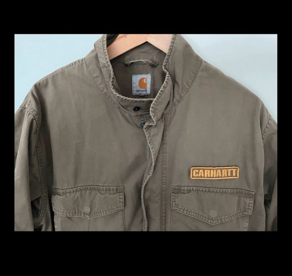 Carhartt Hornet Military Jacke Parka GR L Oliv grün in Finsterwalde