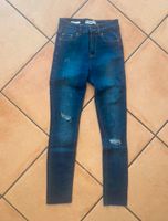 Pull & Bear Jeanshose Blau Skinny Mid Waist Jeans Ripped Gr XXS Nordrhein-Westfalen - Sankt Augustin Vorschau