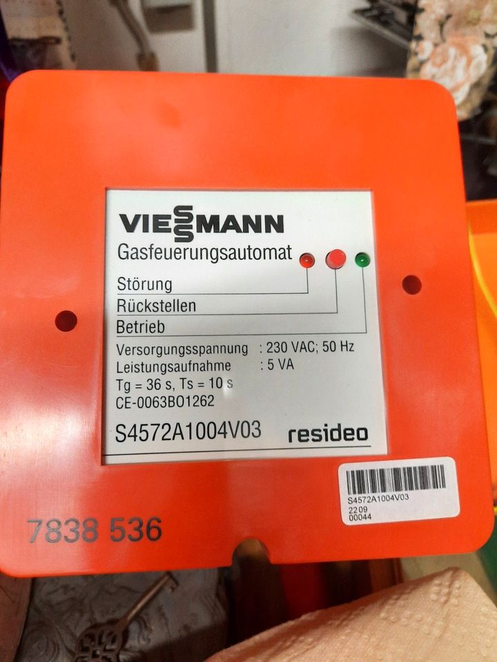 Viessmann Brennersteuerung/Gasfeuerungsautomat 7838536 resideo in Lauterbach (Hessen)