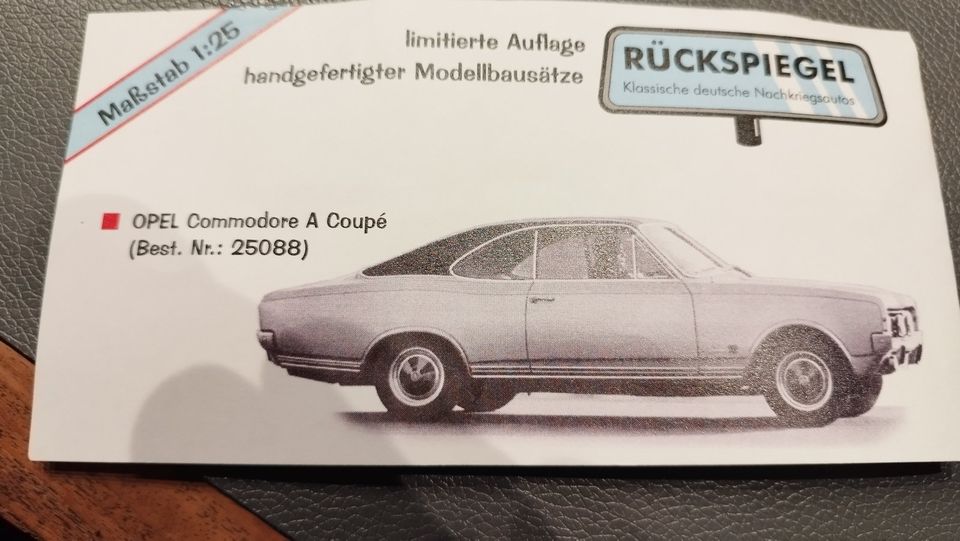 Opel Commodore A Coupe Modell Rückspiegel in Bedburg