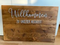 Willkommensschild Holz Hochzeit Baden-Württemberg - Altenriet Vorschau