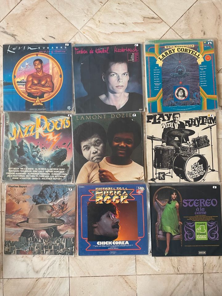 Vinyl Sammlung Jazz Rock Progressive Schallplatten Sammlung in Schwabach