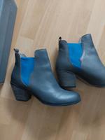 AKIRA, Stiefeletten grau blau, Leder, Gr.40 Hannover - Bothfeld-Vahrenheide Vorschau
