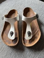 Birkenstock Gizeh Sandalen Zehenschuhe weiß Gr.38 Rheinland-Pfalz - Contwig Vorschau