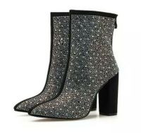 Stiefel Pumps Strass Glitzer NEU Schuhe Glamour Bayern - Weßling Vorschau