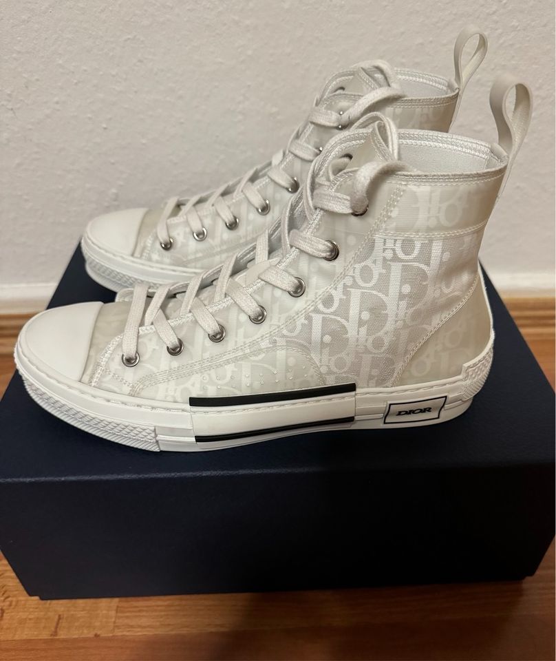 Dior B23 High Top Oblique White/White 40,5 in Bielefeld