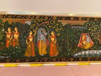 Textilbild indische Mythologie gerahmt Bayern - Schwanstetten Vorschau