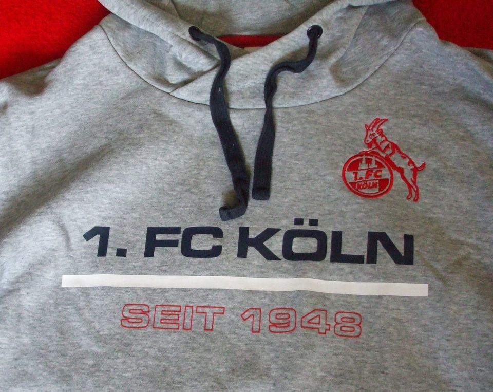Kaputzenpuli Sweatshirt 1 FC Köln Fusball Fanartikel in Ochsenfurt