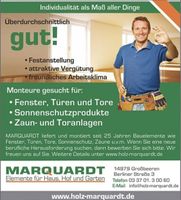 Top- Monteur für Türen/Tore/Sonnenschutz/Terrassendächer gesucht Brandenburg - Großbeeren Vorschau