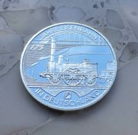 10 € Gedenkmünze 2010: 175 Jahre Eisenbahn Stgl./unc. Sachsen-Anhalt - Uhrsleben Vorschau