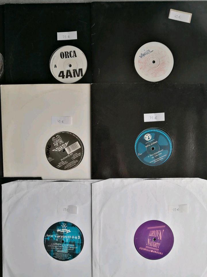 BREAKBEAT OLDSKOOL VINYL COLLECTION hardcore drum bass og rare in Mannheim