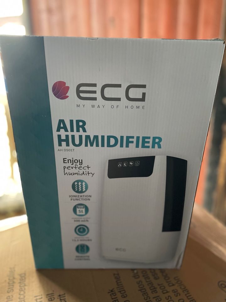 ECG Humidifier Luftbefeuchter Raumbefeuchter Neu in Waldhambach