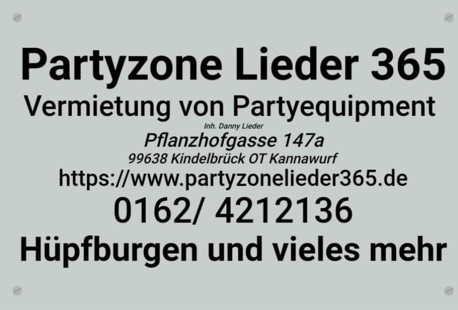 Eventverleih Party Hüpfburgen und mehr in Sachsenburg