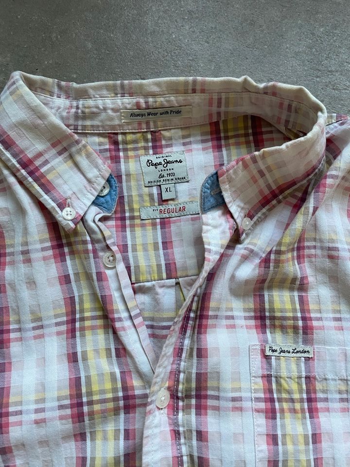 Schönes PEPE JEANS Herren Hemd in Gr. XL in Wolmirstedt