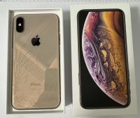 Apple iPhone X gold 64 Gb mit Glasbruch backcover Hessen - Hünstetten Vorschau