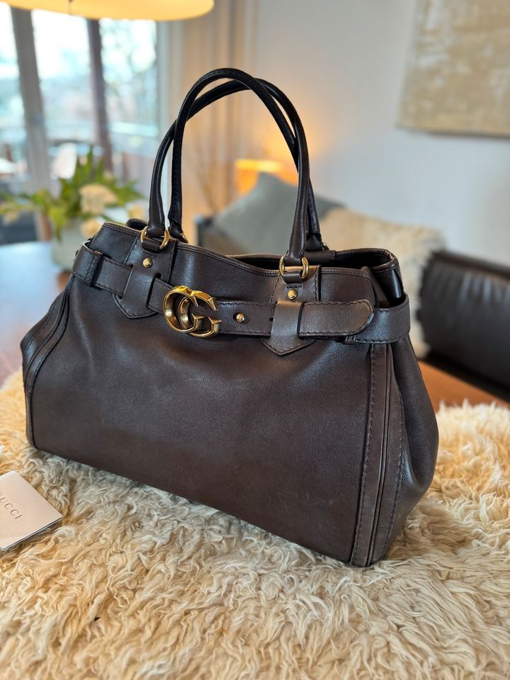 GG Running Handtasche Leder von Gucci in Gauting