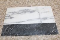 Marmor-Schneidebrett,Servierplatte m.Füssen, ca.45,5 cm x 30,5 cm Niedersachsen - Vechelde Vorschau